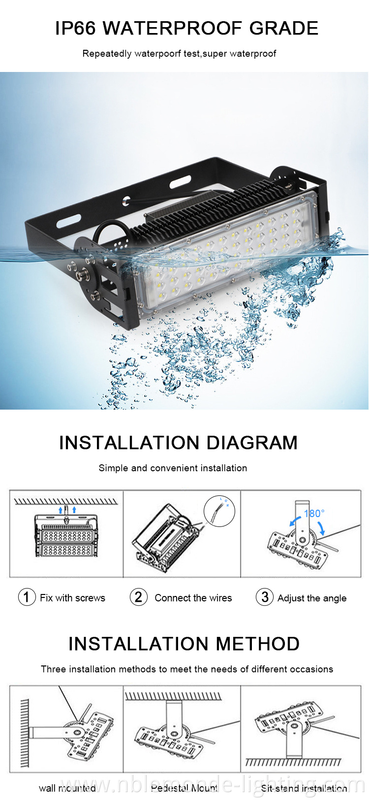 Module Style 50w LED Tunnel Light Module Style 50w LED Tunnel Light